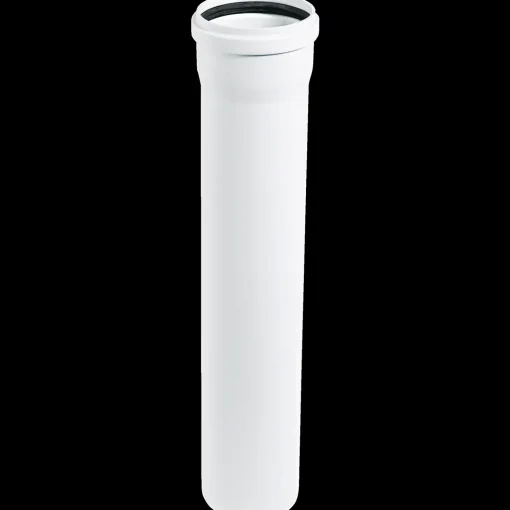 Rør PP 40x250 mm hvid