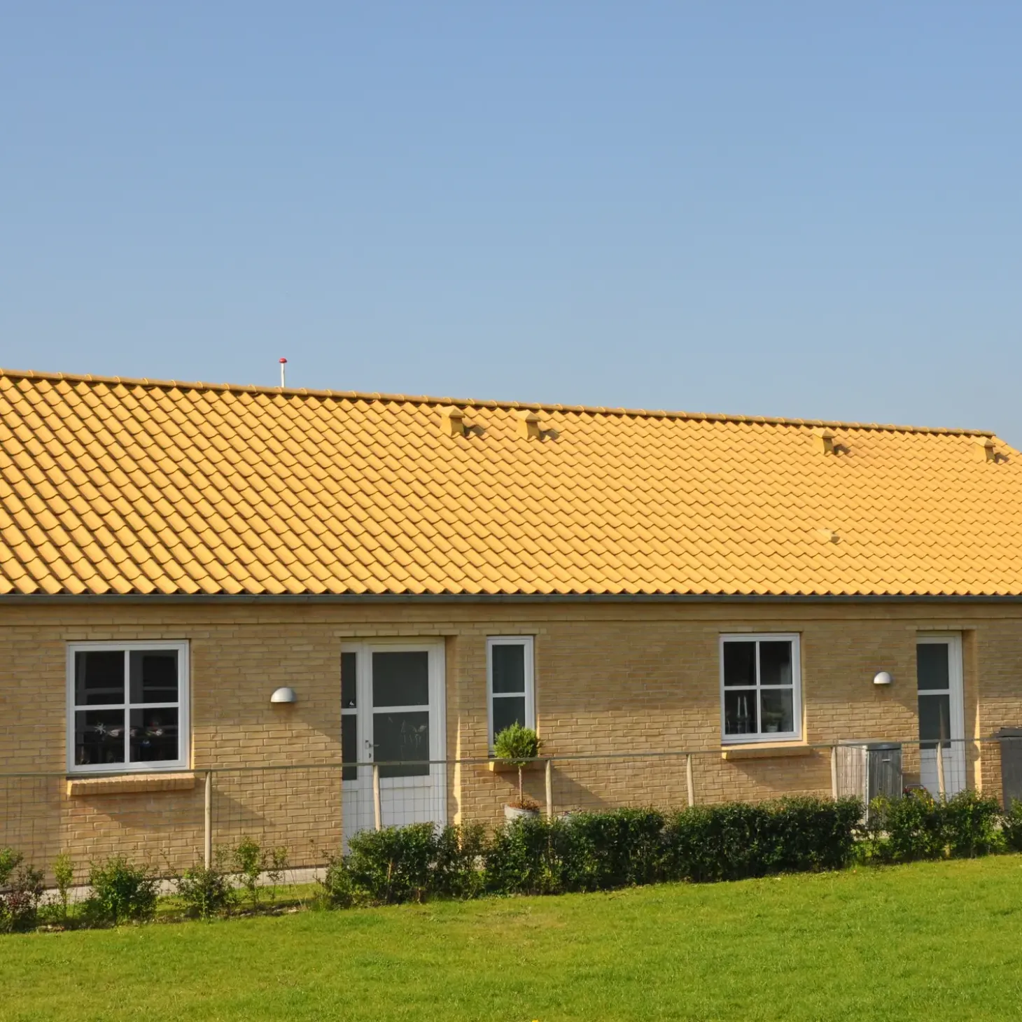 RT 811 Højslev vingetagsten lille dansk, gul