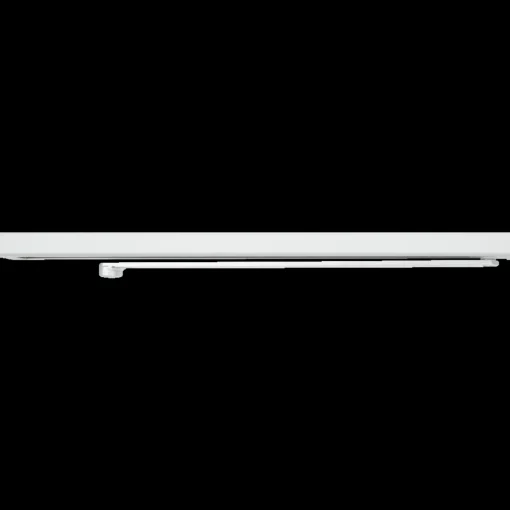 Ruko G195 glideskinne m/skjulte skruehuller sølv