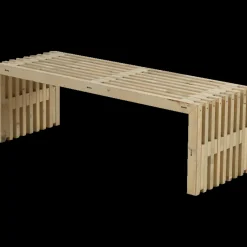 Rustik Trallebænk Design natur 138x49x45 cm