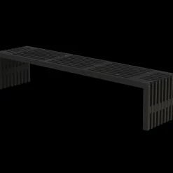 Rustik Trallebænk Design sort 138x49x45 cm