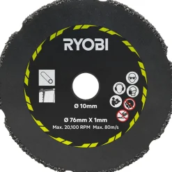 Ryobi RAKCOT03 skæreskiver til multisav Ø76 mm 3 stk.