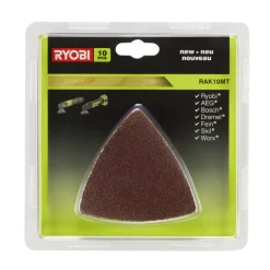 Ryobi RAK10MT deltaslibepapir 10 stk. korn 60-80-120