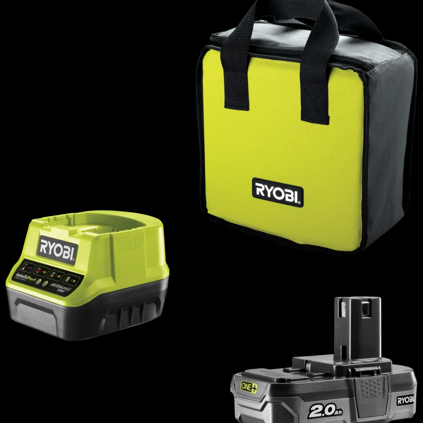 Ryobi R18DD7-220S bore-/skruemaskine 18V ONE+ 2x2,0 Ah