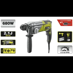 Ryobi RSDS680-K SDS+ bore-/mejselhammer 680W