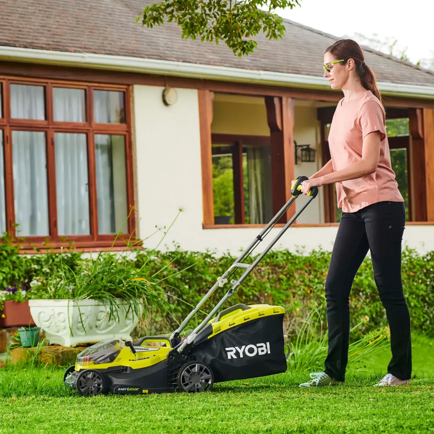 Ryobi RY18LMX37A-0 plæneklipper 18V ONE+ solo