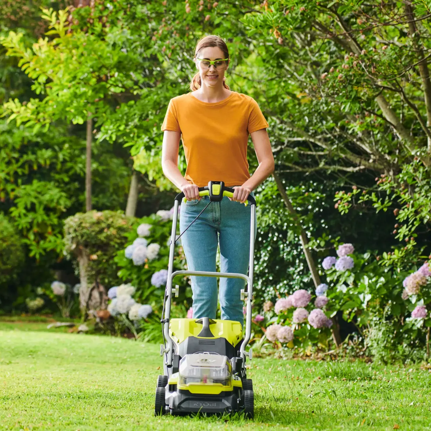 Ryobi RY18LMX37A-0 plæneklipper 18V ONE+ solo