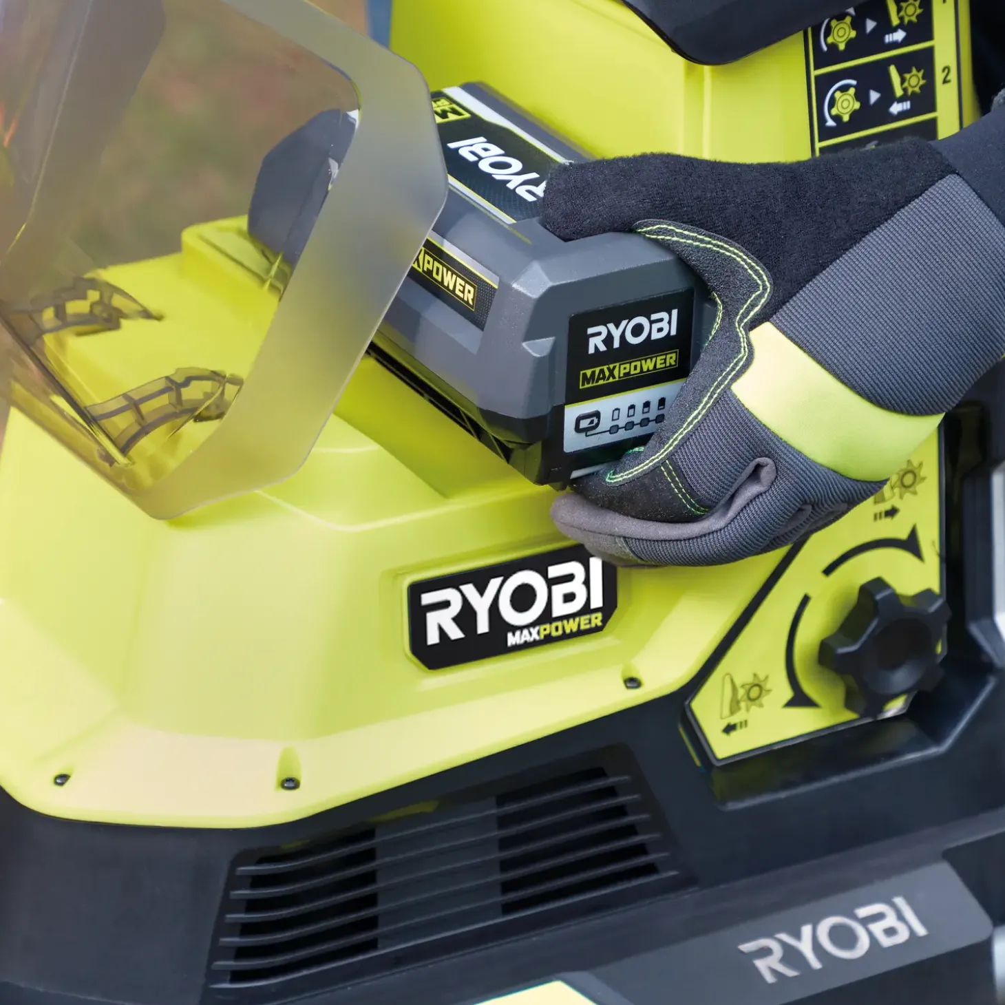 Ryobi RY36SHX40-0 kompostkværn 36V MAX POWER solo