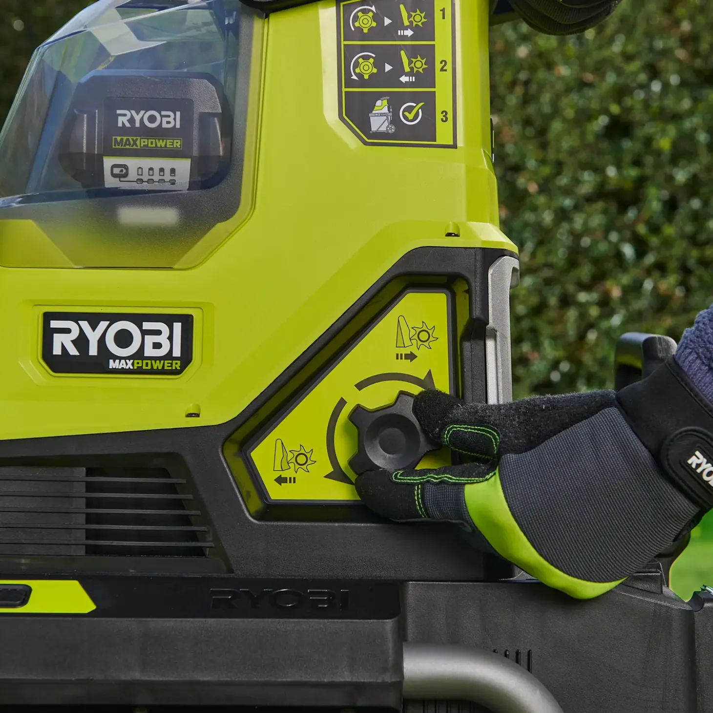 Ryobi RY36SHX40-0 kompostkværn 36V MAX POWER solo