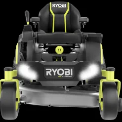 Ryobi RY72ZTRX107-210 72V 107 cm zero turn plæneklipper 2x10 Ah batt.