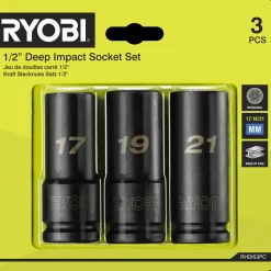 Ryobi slagtoppesæt RHDIS3PC