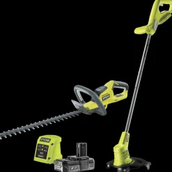 Ryobi  18V ONE+ græstrimmer og hækkeklipper m/1 stk. 2,0 Ah batteri og lader (RHT1845LT25M20)