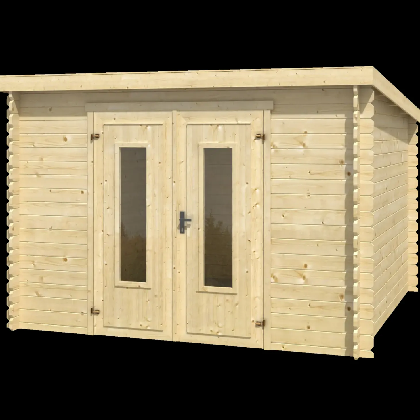 Sacramento hytte/redskabsrum med dobbeltdør, 8,2 m²