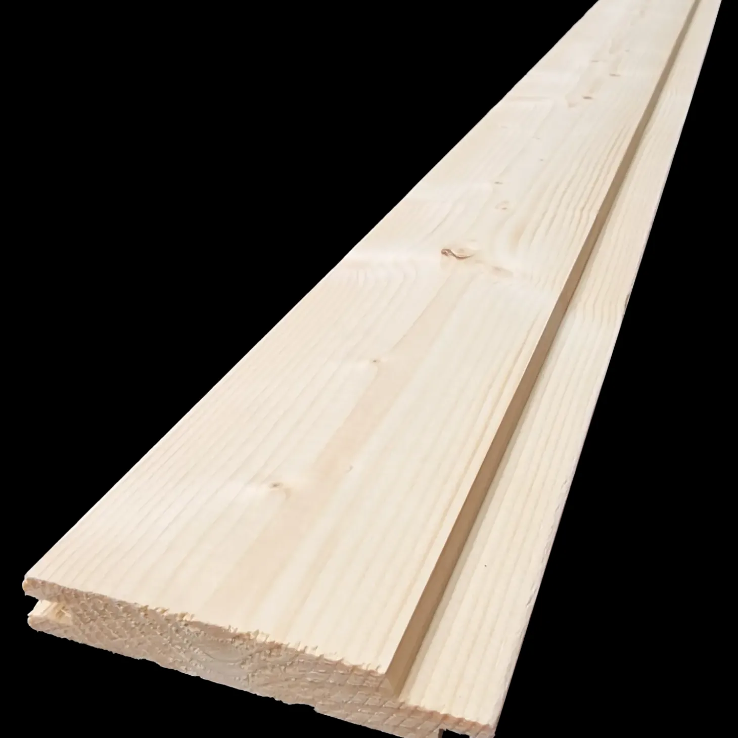 Saunabeklædning granrustik 19x100 mm ubehandlet 3,0 m