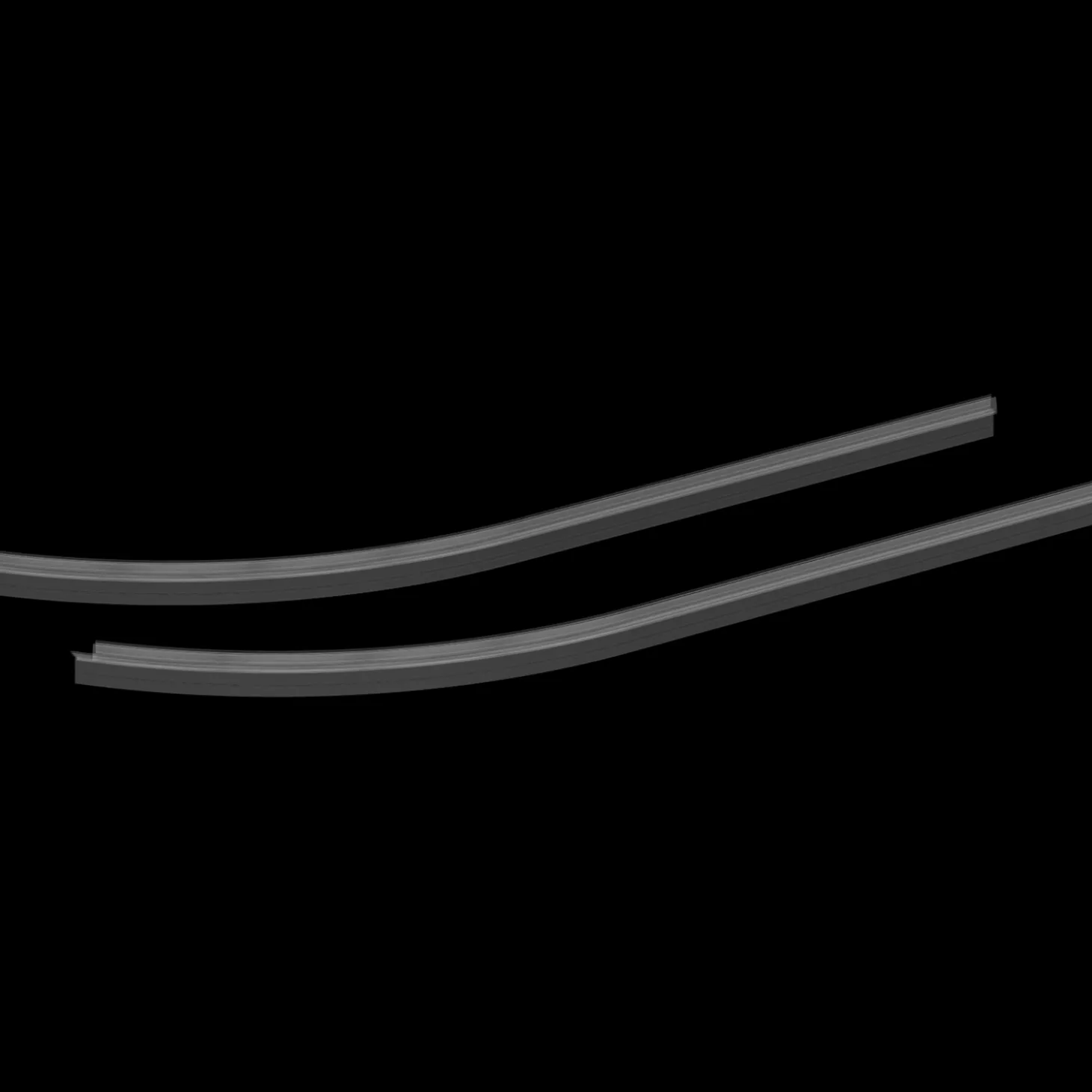 Scanbad drypliste ekstra høj til halvrunde døre 2stk