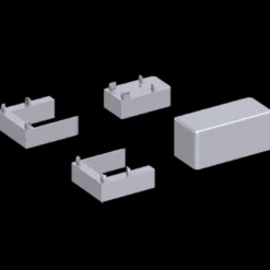 Scanbad Match afstandsstykker 2x6 mm dør/fast væg krom