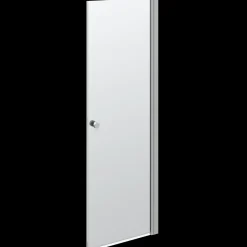 Scanbad Match brusedør satin/klartglas 200x70 cm
