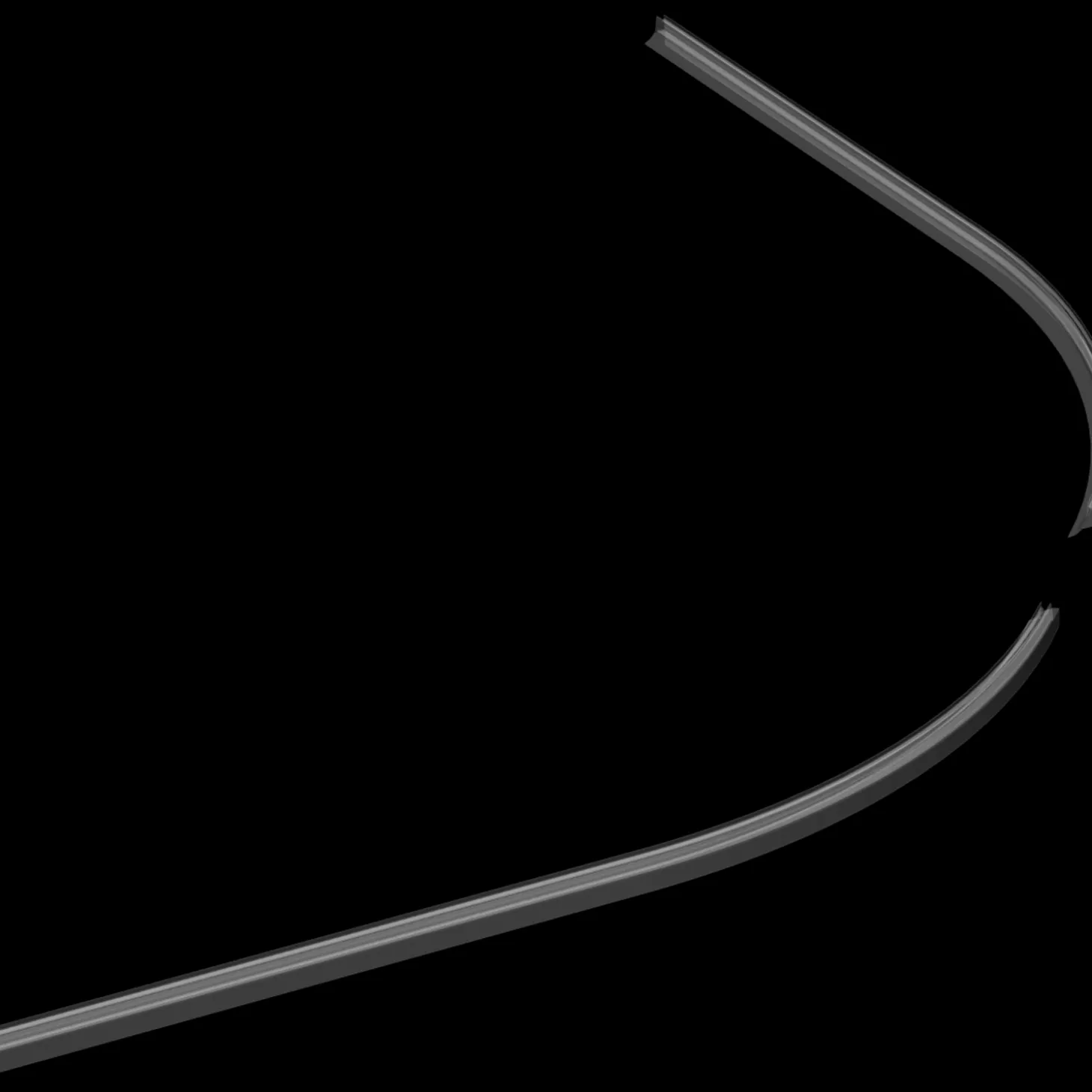 Scanbad Match drypliste til halvrunde døre 2 stk t/ E+F 81,5 cm