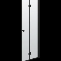 Scanbad Match foldbar brusedør 69x200 cm mat sort