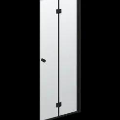 Scanbad Match foldbar brusedør 79x200 cm mat sort