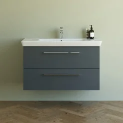 Scanbad Multo+ vaskeskab m/ Lotto XL vask 105 cm mat grå