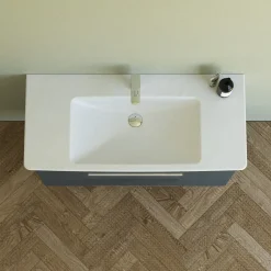 Scanbad Multo+ vaskeskab m/ Lotto XL vask 105 cm mat grå