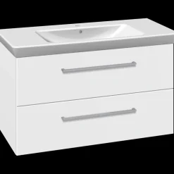 Scanbad Multo+ vaskeskab m/ Lotto XL vask 105 cm mat hvid