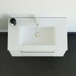 Scanbad Multo+ vaskeskab m/Amber vask 80 cm mat hvid