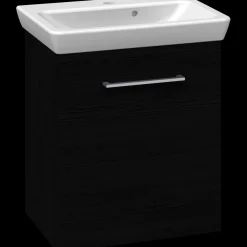 Scanbad Multo+ vaskeskab m/ Lotto vask 55 cm sort struktur