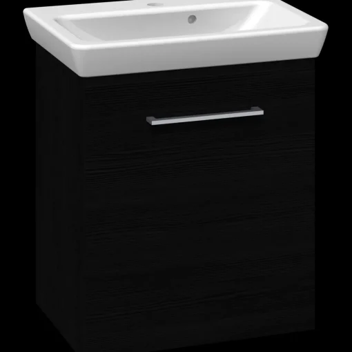 Scanbad Multo+ vaskeskab m/ Lotto vask 55 cm sort struktur
