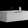 Scanbad NOW vaskeskab m/én skuffe 33,8x61x45,5 mat sand glat front