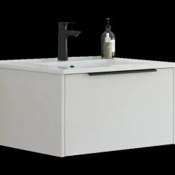 Scanbad NOW vaskeskab m/én skuffe 33,8x61x45,5 mat sand glat front