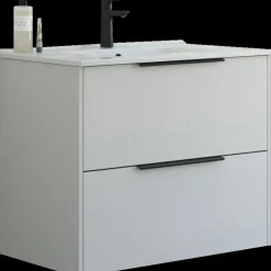 Scanbad NOW vaskeskab m/to skuffer 65,8x81x45,5 cm mat sand glat front