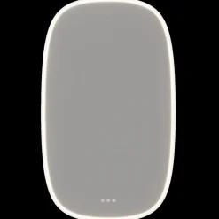 Scanbad Squircle badeværelsesspejl m/lysstyring 100x60x3 cm
