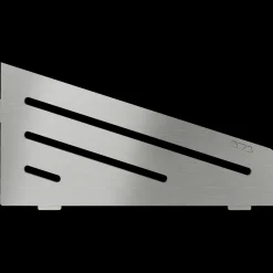Schlüter-SHELF-E-S3 hjørnehylde 15x29,5 cm børstet rustfrit stål