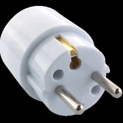 Schuko Adaptor til DK hvid