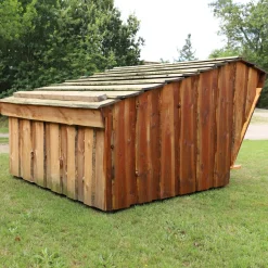 Shelter i lærketræ, 6 personer