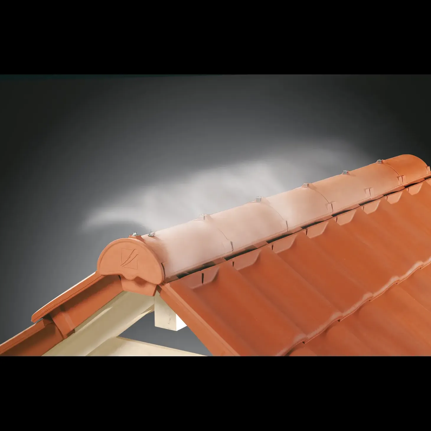 Sinfonie Topventilationssten Naturrød