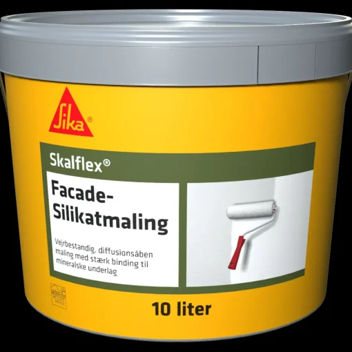 Skalflex Facade- Silikatmaling 001 hvid 10 L