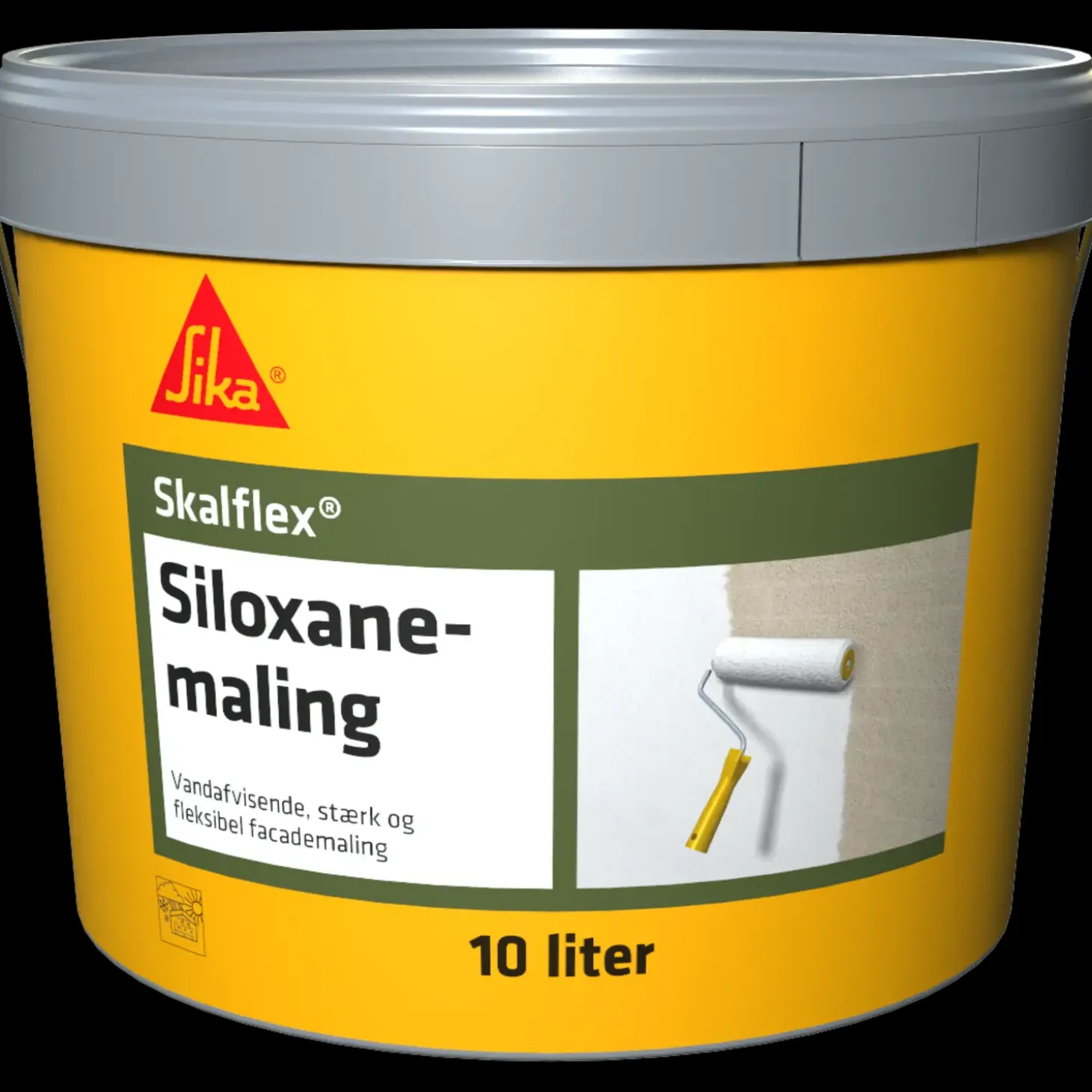 Skalflex facademaling siloxane hvid 10L