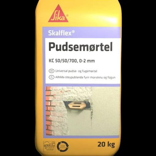 Skalflex pudsemørtel KC50/50/700 0-2mm - 20 kg