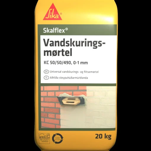 Skalflex vandskuringsmørtel 50/50/490 0-1 mm 20 kg