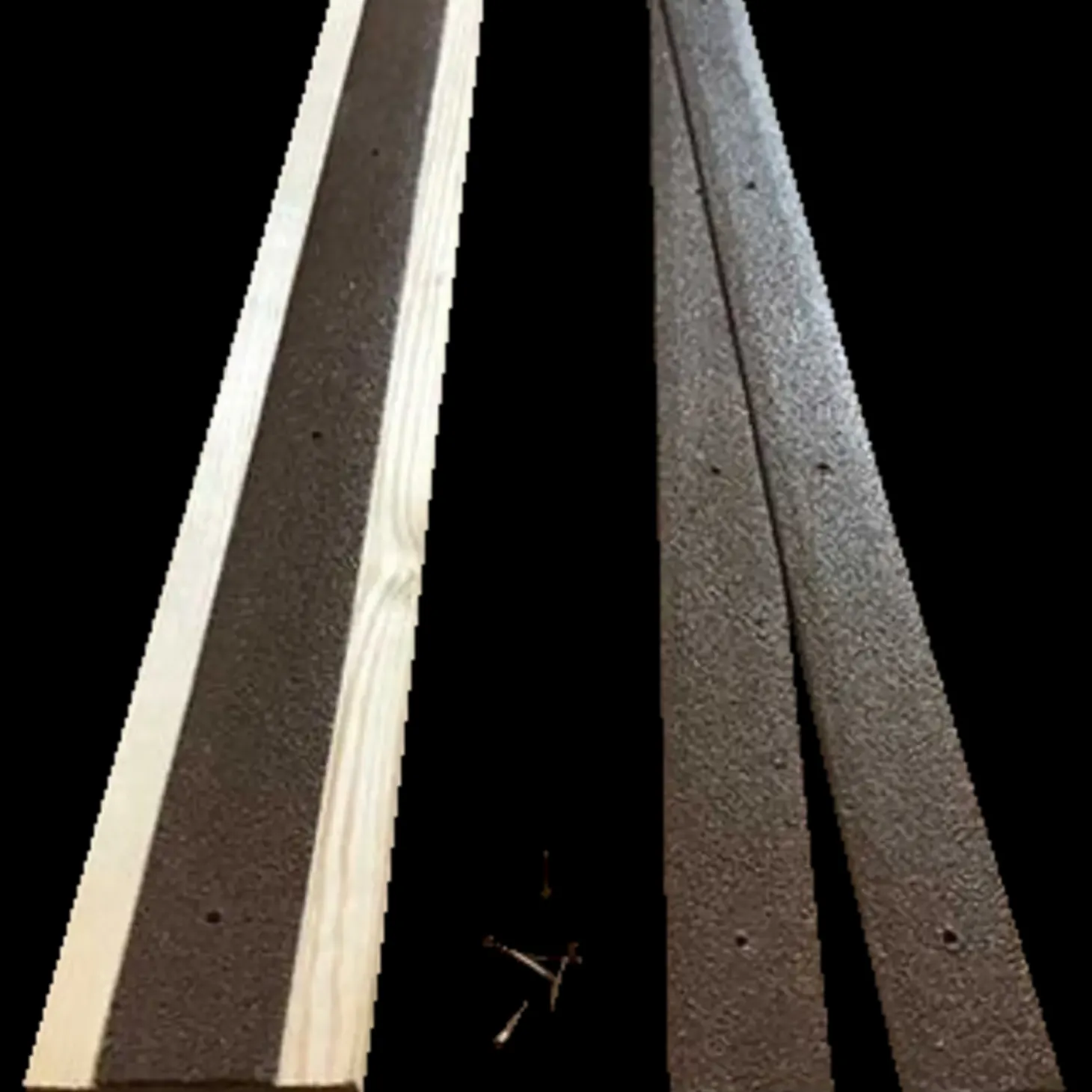 Skridsikker grp liste 50x1000 mm brun