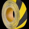 Skridsikker tape formbar 25 mm x 18,3 m gul/sort