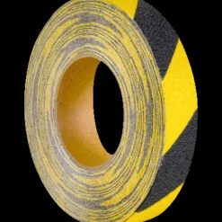 Skridsikker tape formbar 25 mm x 18,3 m gul/sort