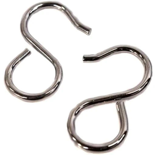 S-kroge Ø19 mm 2 stk forkromet
