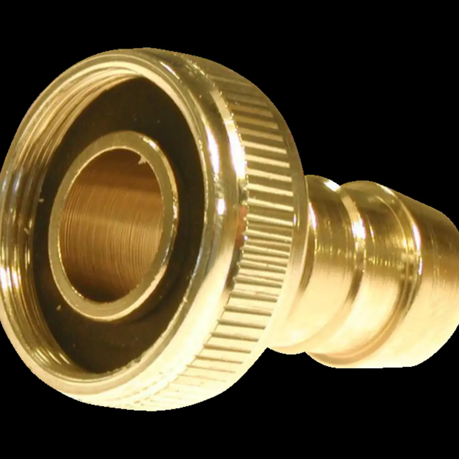 Slangeforskruning 3/4" messing