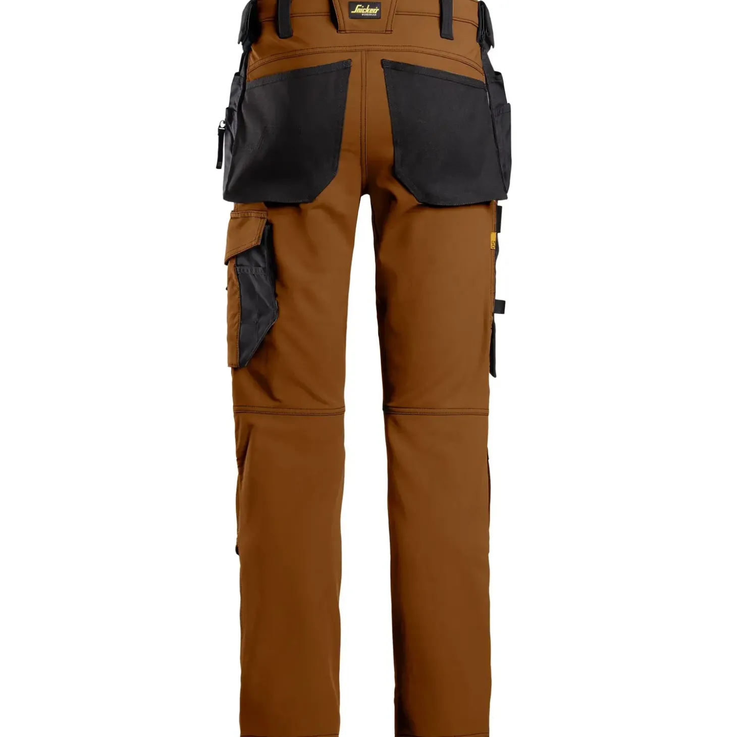 Snickers 6271 fuldstretch arbejdsbukser m/hylserlommer brun/sort str. 52