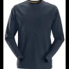 Snickers Allroundwork t-shirt langærmet navy str. M