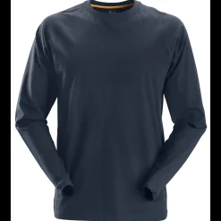 Snickers Allroundwork t-shirt langærmet navy str. M